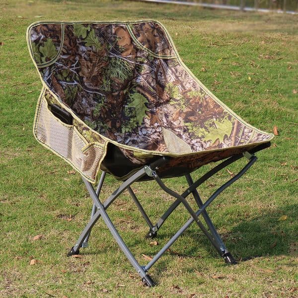 Camp Furniture Outdoor Folding Chair Camping Camouflage Backrest Portable Fishing Chair