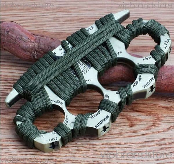 11mm Brass Men and Women's Buckle Finger Four-finger Metal Knuckle Duster knuckle dusters self defense 4 Fingers Ring Tiger Weapons JINHAOLUN