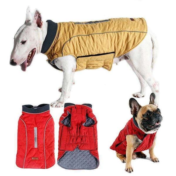 XS-3XL Pet Clothes Winter Dog Jacket Water Repellent Reflective Diamond Quilted Coat for Small Medium Large Dogs Bulldog Pug XJ260108