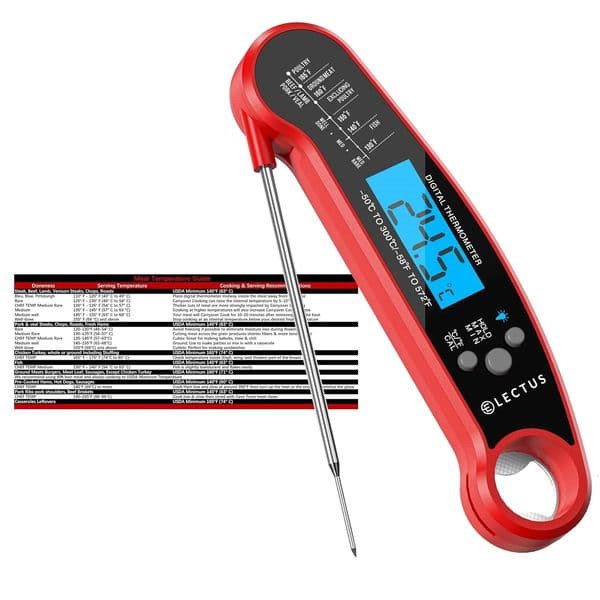 1 Pc Instant Meat Thermometer Waterproof Ultra-Fast Digital Meat Thermometer Kitchen Thermometer For Baking BBQ Grilling YY045 260104