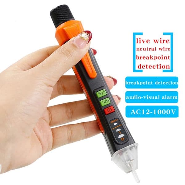 NJTY T02A Multifunction NonContact High Voltage Induction Tester LiveNeutral Wire Detector Household Electric Pen 260108
