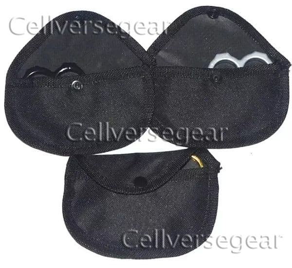 Strong Brass Knuckle Dusters Nylon Bag Self Defense Personal Security Outdoor Self-defense Pendant Pocket EDC Tool Cover