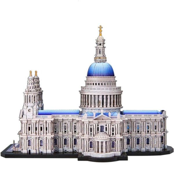 Piececool Model Kits St. Paul's Cathedral Metal 3D Puzzles Jigsaw DIY Kit Crafts for Home Decoration Best Gifts W260108