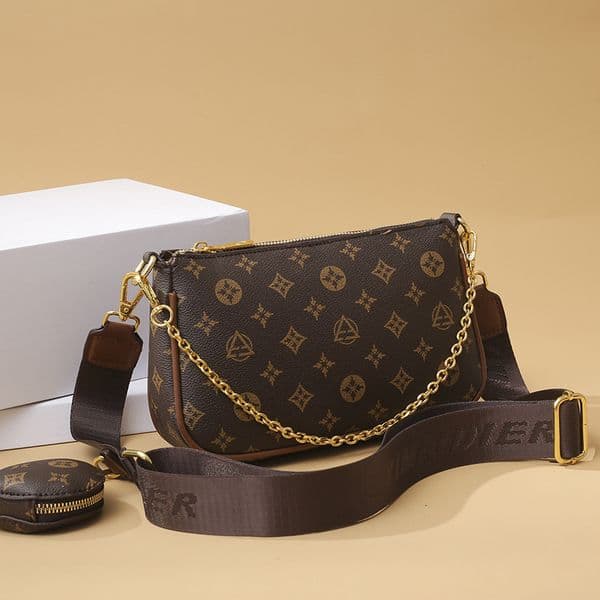 New Design Bag 2026 Floral Print Small Bag for Women, Chic Convertible Shoulder Purse, Casual Elegant Crossbody Bag