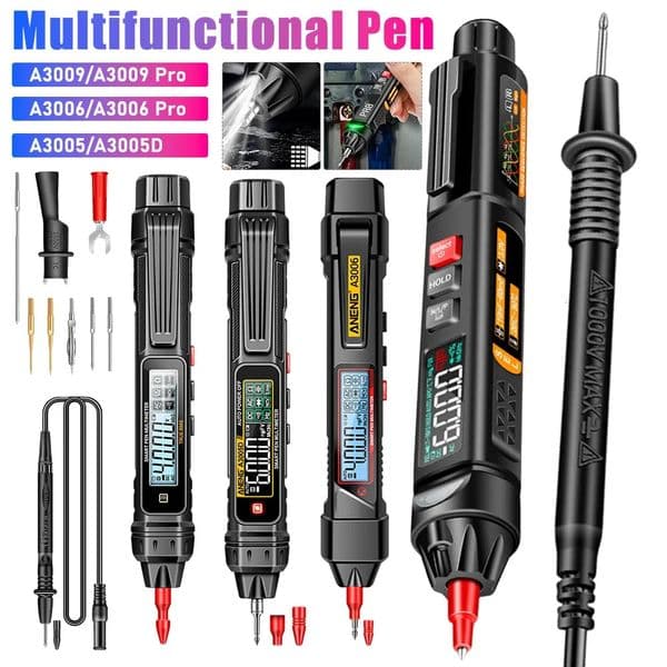 ANENG A3006 Digital Multimeter Pen Type 4000 Counts Professional Meter NonContact Auto ACDC Voltage Ohm Diode Tester For Tool 260108