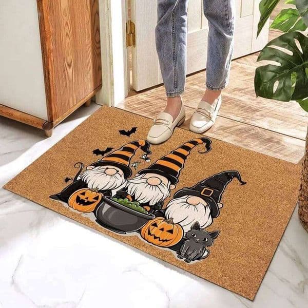 Halloween Pumpkin Carpet Party Festival Living Room Sofa Bedroom Study Kitchen Entrance Door Rug Non-slip Home Decor Mat 26H0108