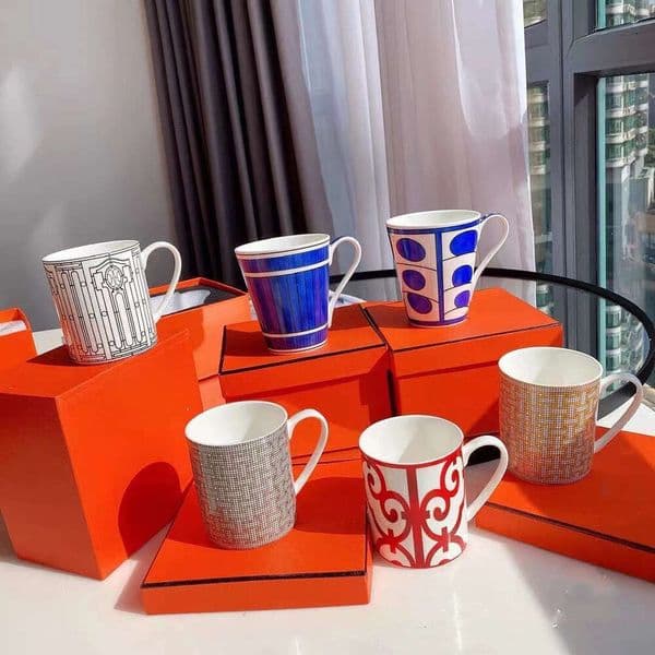 Personality Trendy Simple Ceramic Mug For Men And Women Milk Home Gift Water Office Tea Cup B2