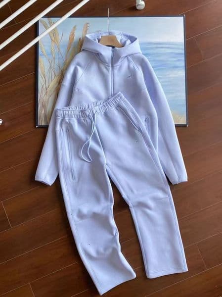 Ni leisure sportswear set, unisex hooded zipper cardigan set