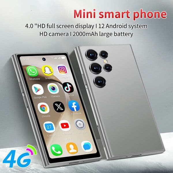 New S26 Pro Mini 4G Android Smartphone Android 8.1 Dual SIM 4.0 Inch 4+64G Mobile Phone Cute Cellular Phone Standby SANNAING