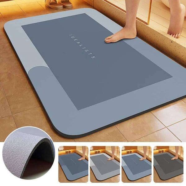 1PC Super Absorbent Bathroom Floor Mat Thickened bathroom absorbent Quick-drying Slip-Resistant Suitable Use In Shower Areas 26H0108