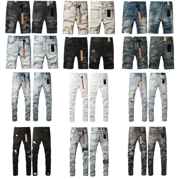 mens jeans designer jeans women high quality black slim fit pants retro ripped jogging pant Hip Hop men Denim pants femme sweatpants Ripped hole motorcycle jean