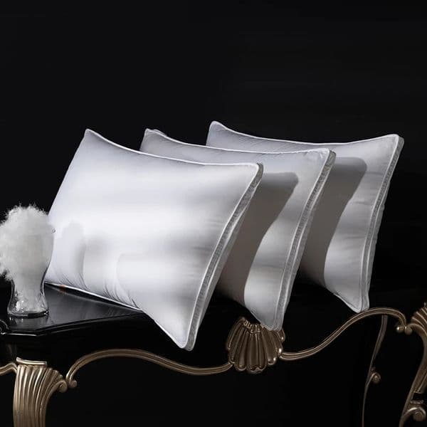 95 Pure Goose Down Pillow 1200TC Anti Drill Pima Fabric 1000 Cleanliness Loft Multiple Sizes 50x70cm etc 260106