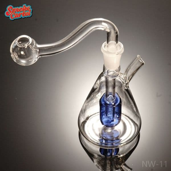 Miniature 3 Inch Transparent Glass Bong with Integrated Percolator for Enhanced Smoking Experience