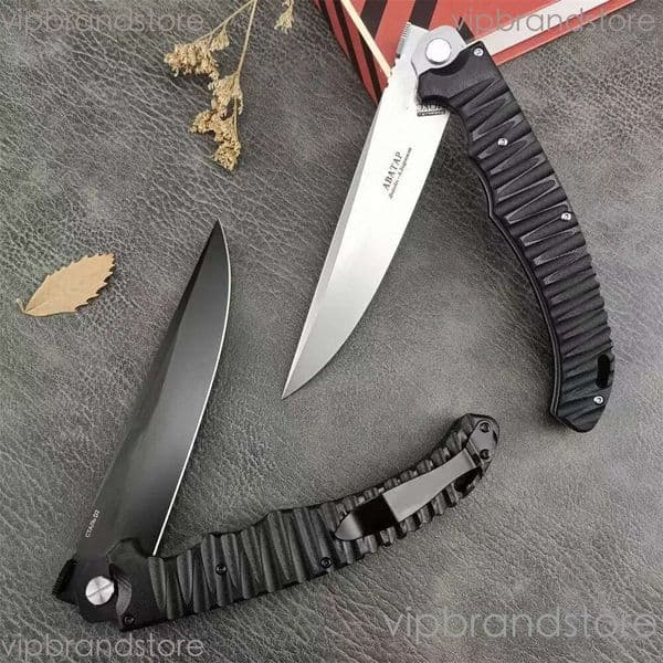Newest Styles Russian HOKC Folding Pocket Knife D2 Blade G10 Handle knife Everyday Carry Outdoor Tacticals Self Defense Hunting Camping Knive Christmas Gift