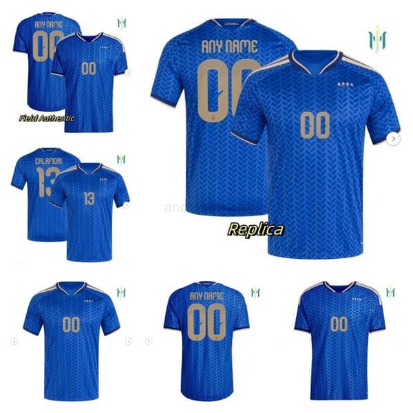 2026 Italy 13 Riccardo Calafiori 21 Gianfranco Zola 6 Marco Verratti soccer Jerseys Field Authentic Replica Custom Jersey 4 star Men women youth all si