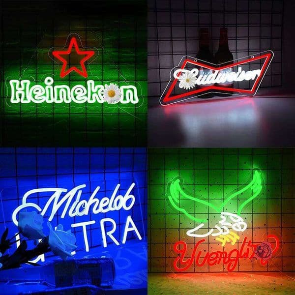 LED Sign Decor Led Neon Light for Man Cave Bedroom Bar Bistro Shop Party Birthday Gifts Wall Art USB Powered X260107