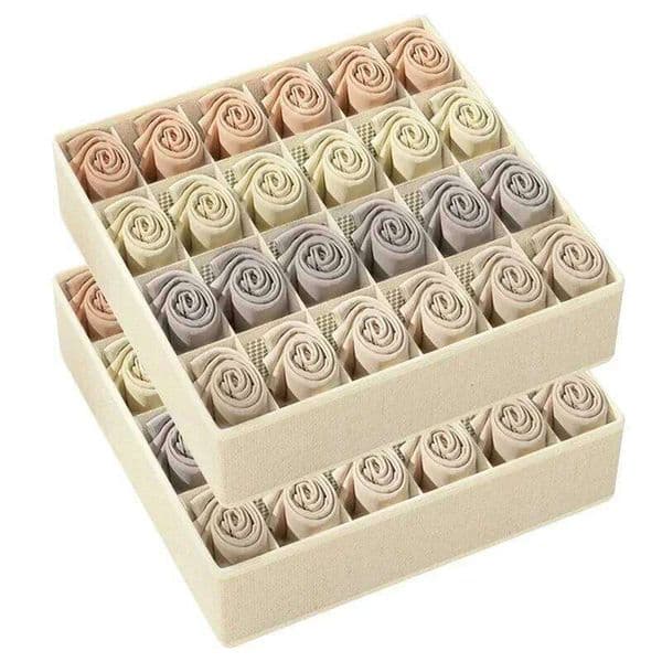 Underwear Bra Box Panties Socks Storage Boxes Bedroom Wardrobe Clothes Organizer Foldable Drawer Separator Cas 26N0108