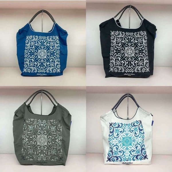 Shopping Flower Handheld Daily Ball Chain Tote Rattan Embroidery Handbag New Eco-Friendly Cloth Bag Niche Style B5