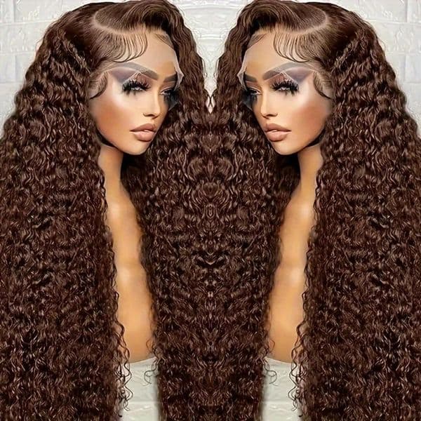 13x6 200 Density Curly Human Hair Wigs 13x4 HD 360 Full Lace Frontal Loose Deep Wave Wigs Glueless Brazilian 36 40 Inch For Women Daily Party Cosplay