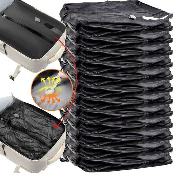 1/4pcs Luggage Travel Seal Space Saveing Portable Compression Bag Suitcases Backpack Vacuum Organizer 26N0109