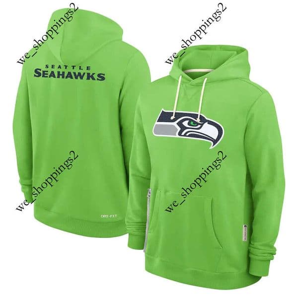 Seahawks Men Sideline Standard Issue Initial Home Sweatshirts Hoodie
