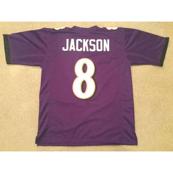 Lamar Jackson CUSTOM Sewn Stitched Football Jersey Add any name number size XS-5XL 6XL