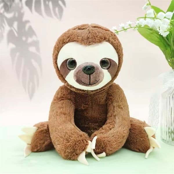 Beautiful Simulation Plush Long Arm Sloth Doll Sleeping Toy Children Birthday Gift Cute Indoor Decoration251219ww W260306