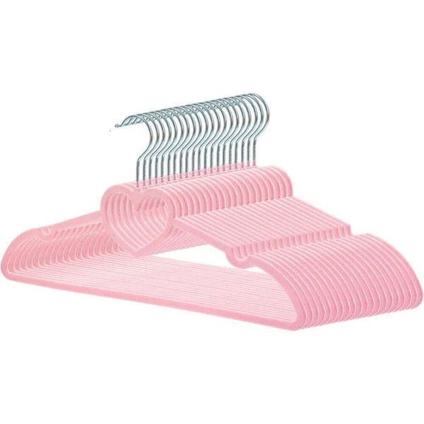 Velvet Hangers 20 Pack, 16" Non Slip Adult Hangers, Slim Clothes Hanger with 360 Degree Swivel Hook - Durable & Cute for Coats, 26T0109