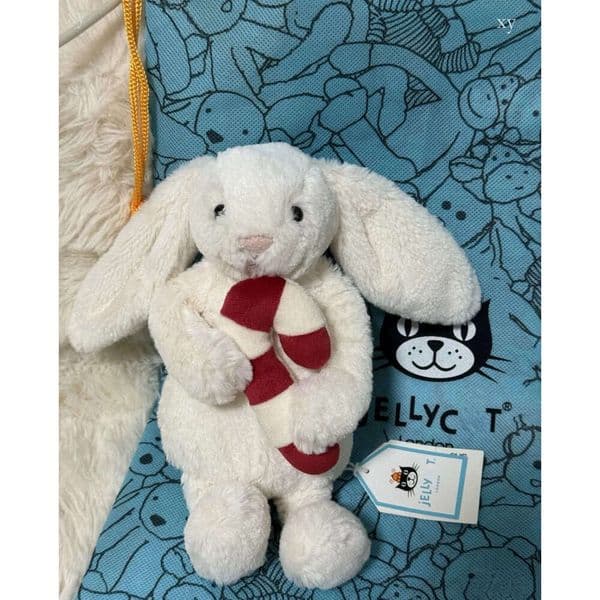 2026 Dolls jellys Cat Bashful Bunny With Tree 2 Plush Children's plush toys Hing crutches Christmas Bonnie Rabbit Soft Toy Cute Soothing the Doll Gift