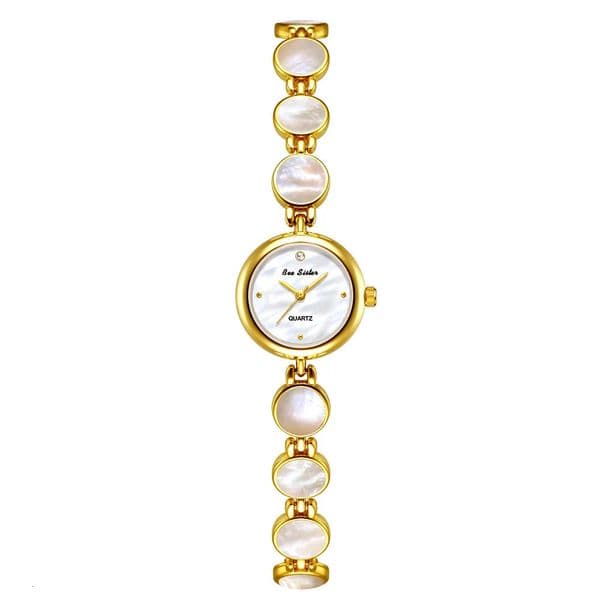 Ladies Watches Gold Small Dial Natural Shell Bracelet Clock Gifts For Women Lady Fashion Dress Quartz Wristwatch 260108