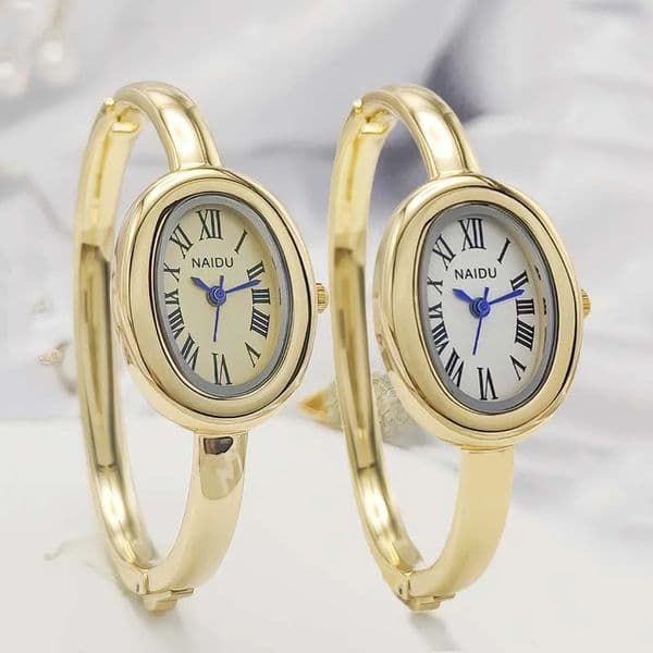 Oval Dial Bracelet Watch Fashion Women Quartz Watch Ladies Gift Wristwatches Drop Relojes Para Mujer 260108