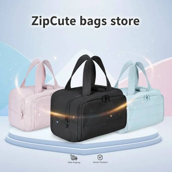 Bestseller Popular large-capacity cosmetic convenient portable solid color versatile, simple and practical toilet bag, fluffy large wi ddmybear