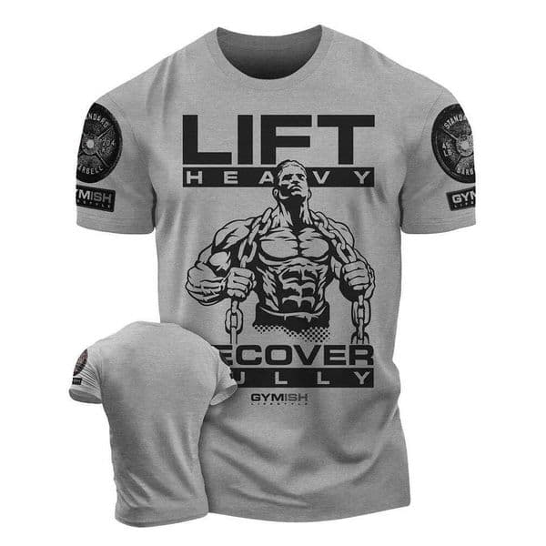 T 3D Printed Recover Fully Workout Funny Gym High Quality Cotton Men's Short Sleeves Muscle Man Tough Guy T-Shirt X260109