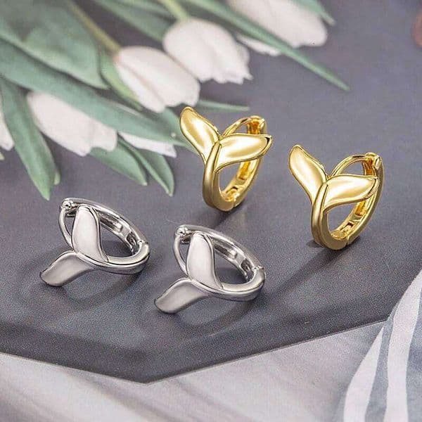 925 Sterling Silver Earrings for Women Whale Tail Sexy Girl Fashion Trendy Jewelry Gift Party Wedding pendientes