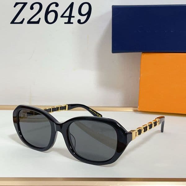 New fashion designer women classic brand sunglasses Z2649 personalized hinge design narrow wide legs casual outdoor travel style UV resistant random box