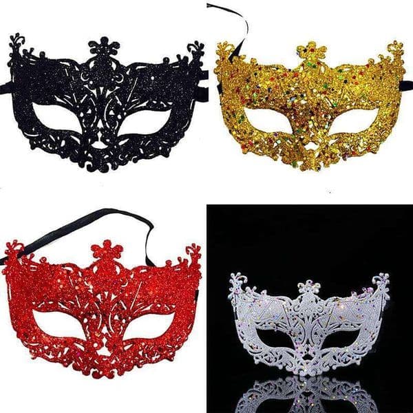Luxury Venetian Masquerade New Fashion Women Girls Sexy Fox Eye Mask For Fancy Dress Christmas Halloween Party 26H0110