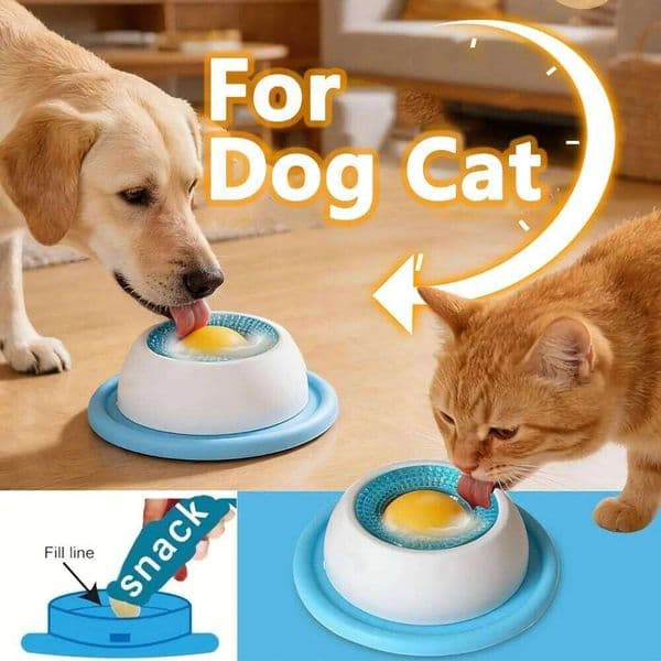 2026 Cat perfume Licks Liquid Food cologne Slow Feeder Lick Mats Non-Slip Licking Bowl Enrichment For Dog Calming & Anxiety Free Shipping