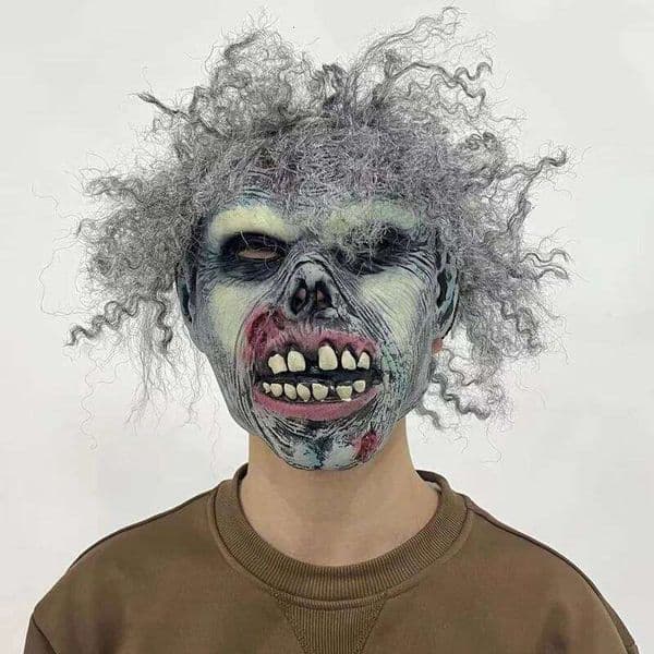 Adult Latex Horror Mask Halloween Carnival Classic Style Zombie Clown Funny Face Costume Accessories Dance Party Props 26H0110
