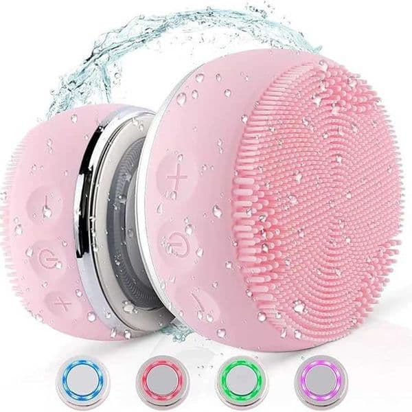Face Care Devices Electric Facial Cleaner 4 IN 1 Cleansing Brush Level Exfoliating Spin Cleanser Device EMS Waterproof Deep Clean 260110
