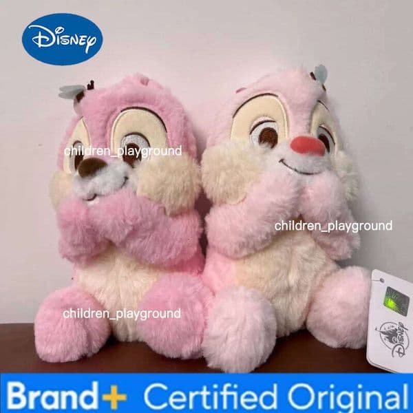 Disney Shanghai land Pink Cherry Blossom Chip 'n' Dale Cute Plush Doll Toy Valentine's Day Gift for Girls Birthday H260110