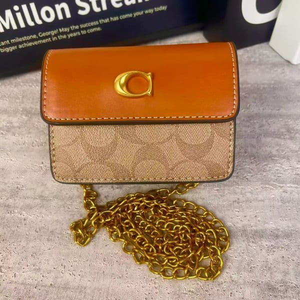 Designer Mini Bag Wallet High Quality Women Card Holder Wallet Short Fashion Multi-Color Multi-Card Slot Card Holder With Zipper Chain Bag