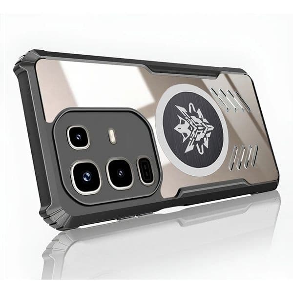 Luxury Heat Dissipation Sound Transmission for infinix Note 50 50S 50X 40 30 12 11 10 8 7 Pro Plus 5G Phone Case Transparent Slim impact resistant Cover