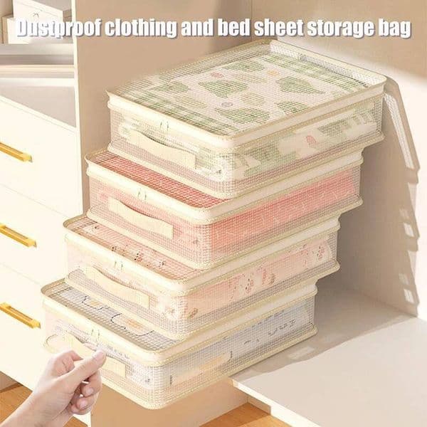 1PC Four-piece Storage Bag Set For Household Bed Sheets Duvet Covers Extra Thick Mildew-proof And Dust-proof.
