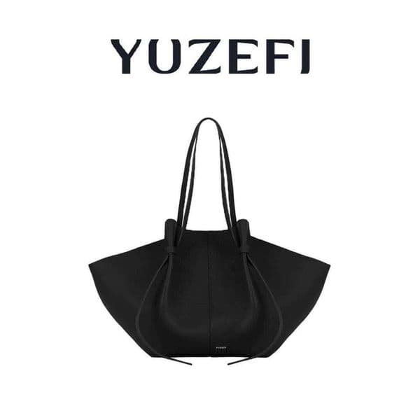 Yuzefi Shoulder Bag Solid Color Leather Simple Atmospheric Design Large Capacity Women Crossbody Multifunctiona Handbag QIBALIANGPIN