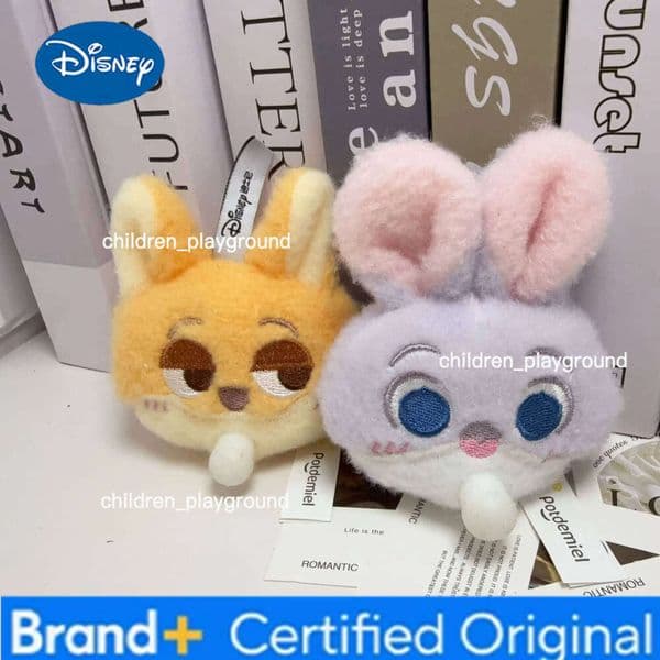 Disney Cute and Adorable Nick Judy Plush Toy Keychain Doll Pendant Hair Accessories Zootopia Special Agent Team H260110