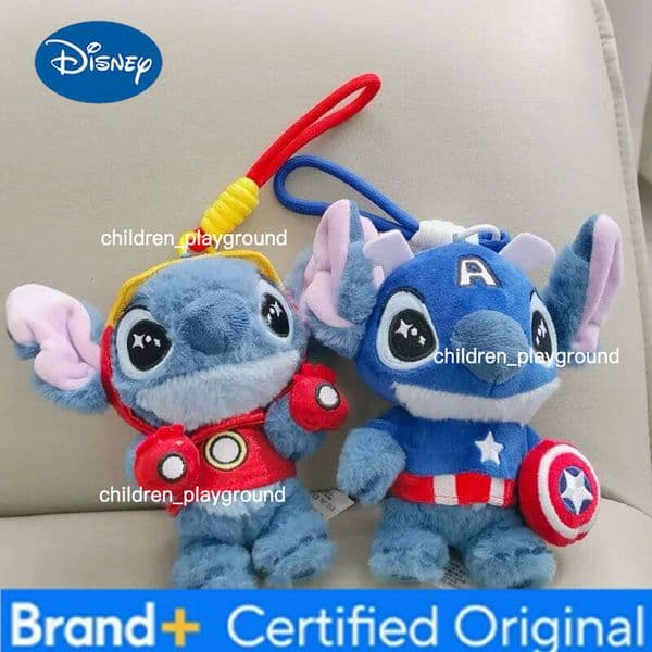 Disney Original Blind Hot toys Plush Series Mystery Box Cute Iron Man Spider-Man Pendant Toys Christmas Surprise Gifts H260110
