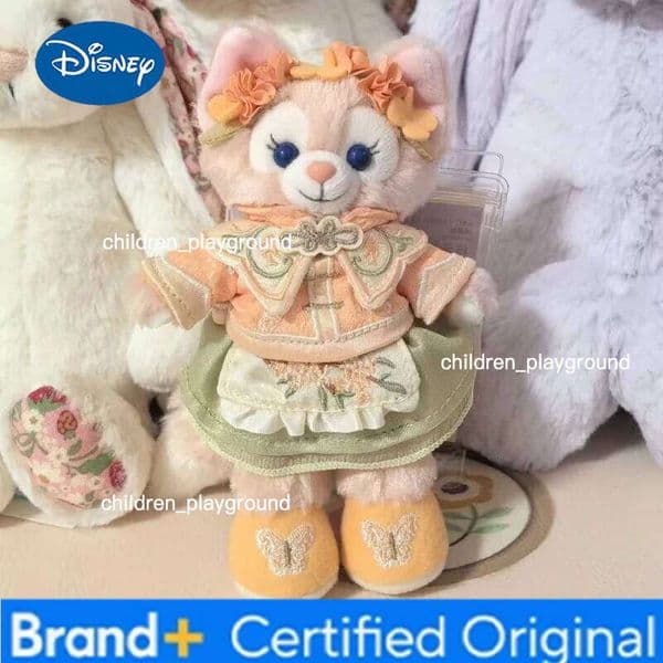 Disney Duffy Linabell Stellalou Mid Autumn Festival Series Soft Plush Stuffed Keychain Canvas Bag Suspension Decoration Gifts H260110