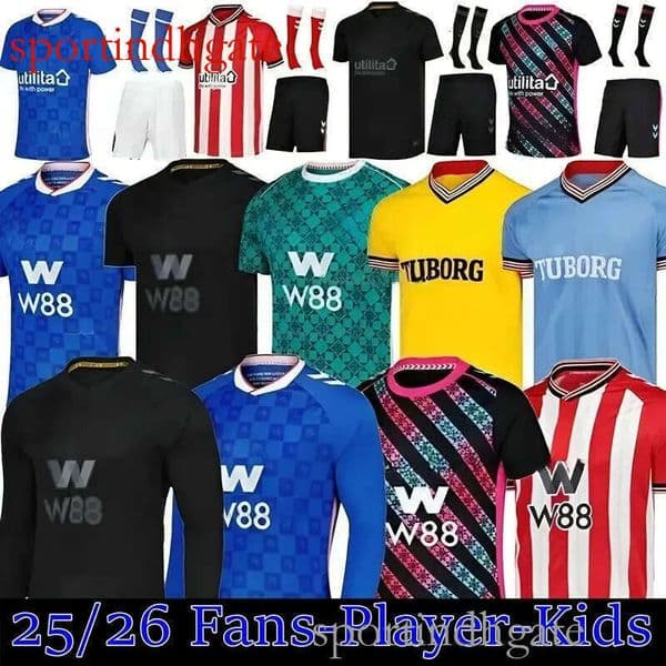 SUNDERLAND 26 Home Away Soccer Jerseys STEWART SIMMS ROBERTS AMAD CLARKE DAJAKU EMBLETON EVANS O'NIEN 2025 2026 Football Shirt men kids kit 3RD PRITCHARD top quality