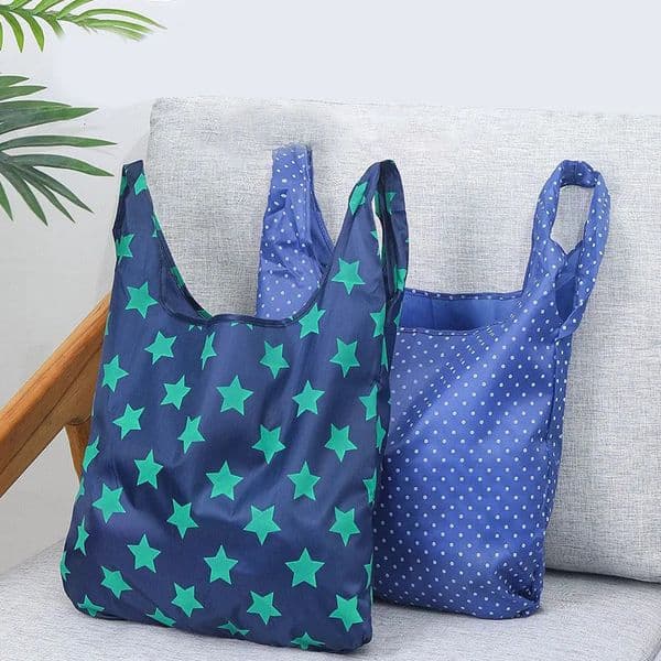 Foldable Shopping Storage Bags Eco-Friendly Heavy Duty Large-capacity Tote Pouch Grocery Bag Reusable for Shopping Bag Washable260106