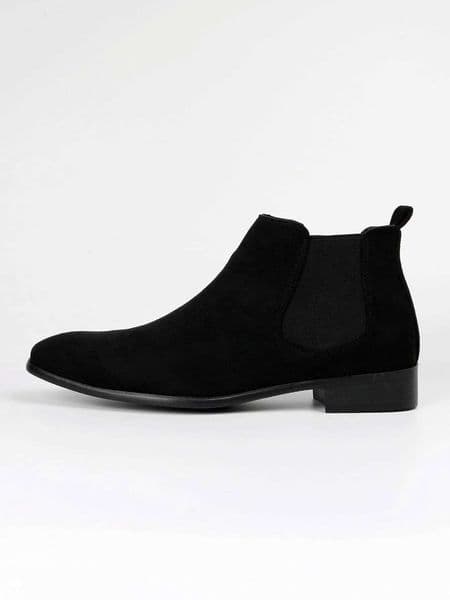 Mens Classic Double Elastic Chelsea Boots Z251218